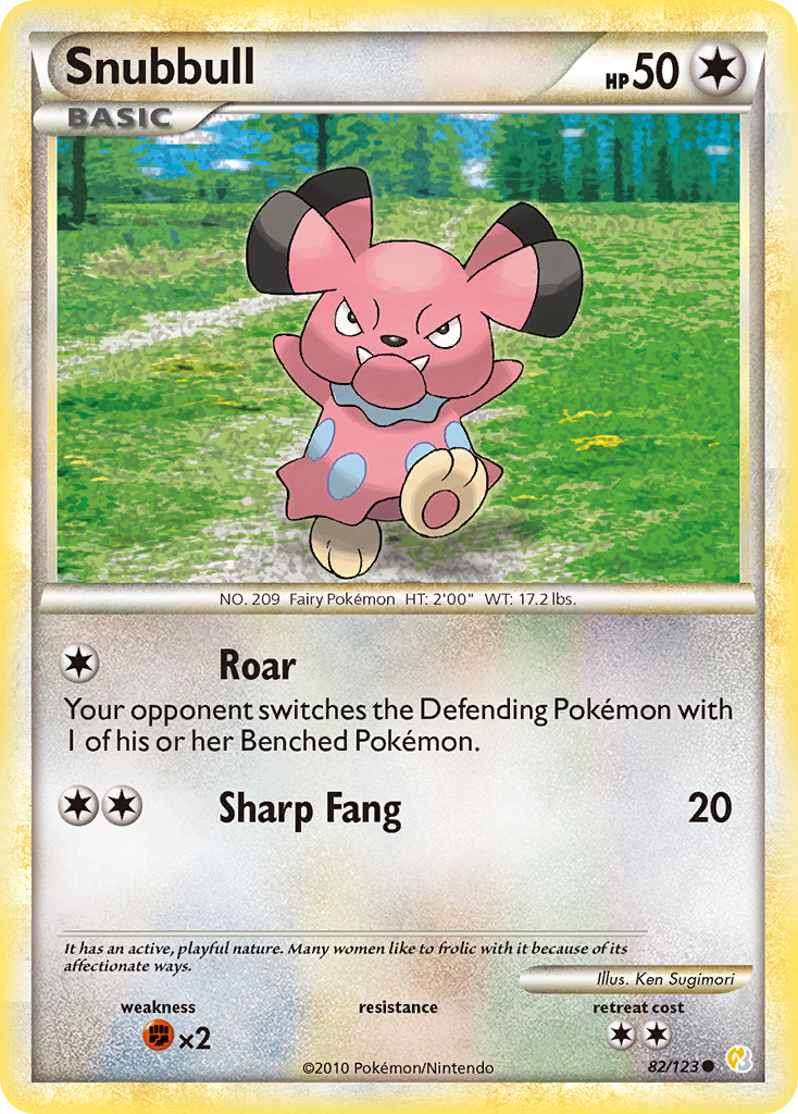 Snubbull (82/123) [HeartGold & SoulSilver: Base Set] | Black Swamp Games