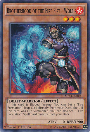 Brotherhood of the Fire Fist - Wolf [MP14-EN012] Common | Black Swamp Games