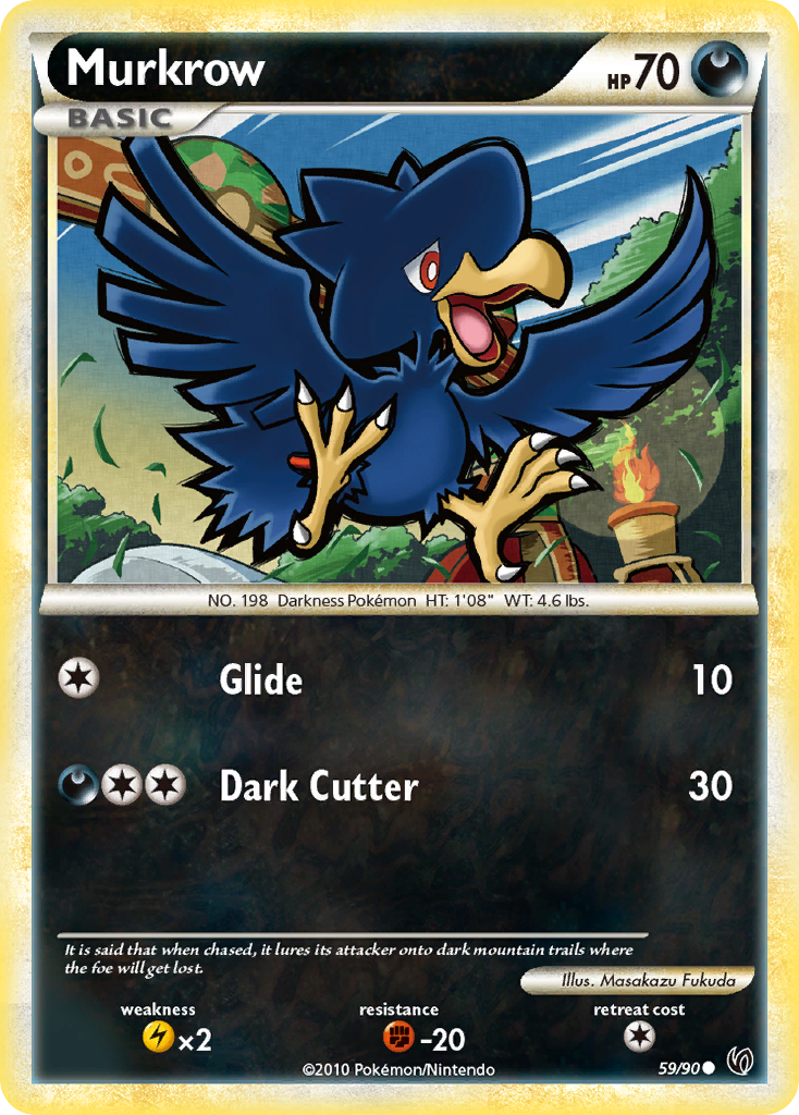 Murkrow (59/90) [HeartGold & SoulSilver: Undaunted] | Black Swamp Games