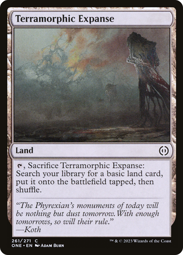 Terramorphic Expanse [Phyrexia: All Will Be One] | Black Swamp Games