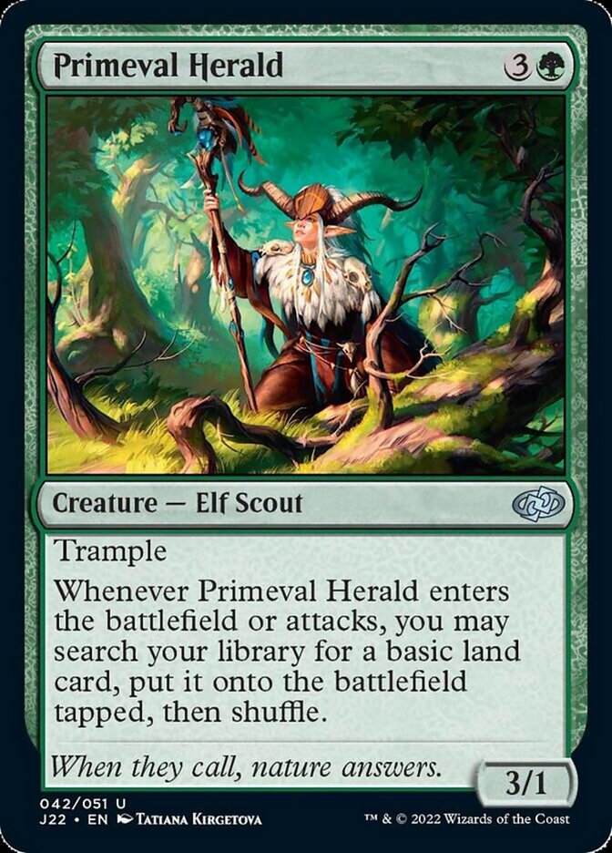 Primeval Herald [Jumpstart 2022] | Black Swamp Games