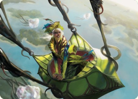 Nael, Avizoa Aeronaut Art Card [Dominaria United Art Series] | Black Swamp Games