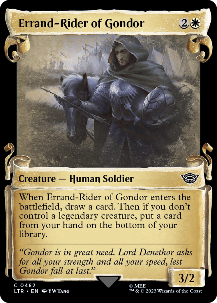 Errand-Rider of Gondor [The Lord of the Rings: Tales of Middle-Earth Showcase Scrolls] | Black Swamp Games