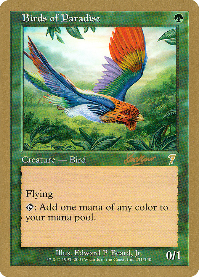 Birds of Paradise (Sim Han How) [World Championship Decks 2002] | Black Swamp Games