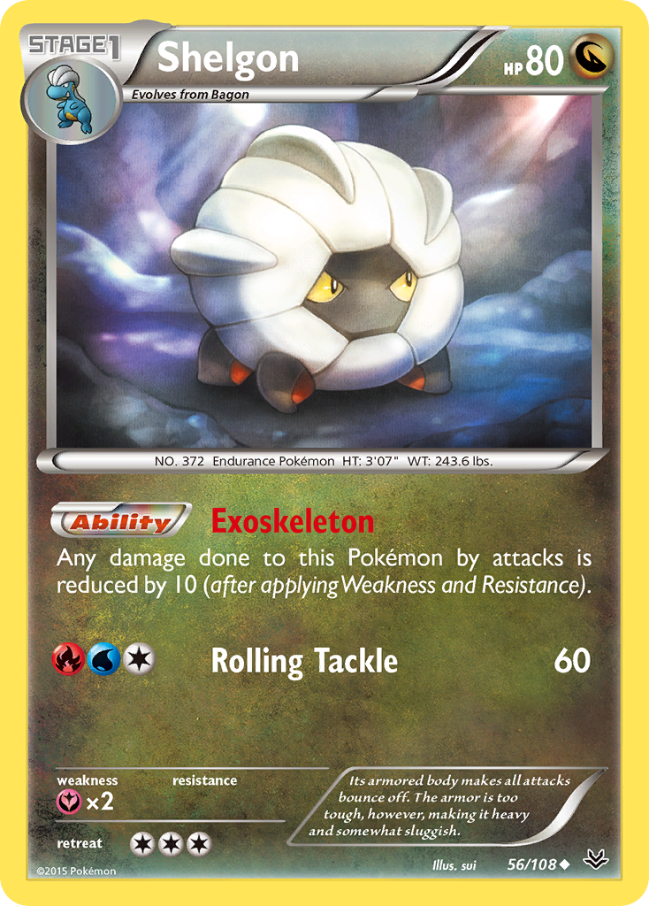 Shelgon (56/108) [XY: Roaring Skies] | Black Swamp Games