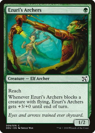 Ezuri's Archers [Duel Decks: Elves vs. Inventors] | Black Swamp Games