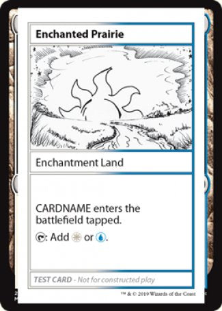 Enchanted Prairie (2021 Edition) [Mystery Booster Playtest Cards] | Black Swamp Games