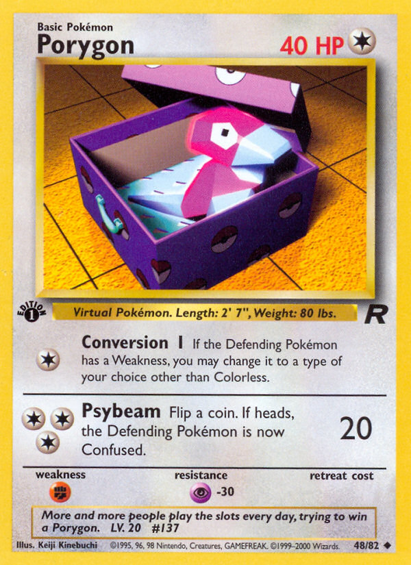 Porygon (48/82) [Team Rocket 1st Edition] | Black Swamp Games