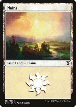 Plains (295) [Commander 2018] | Black Swamp Games