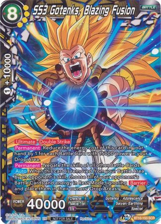 SS3 Gotenks, Blazing Fusion [BT10-153] | Black Swamp Games