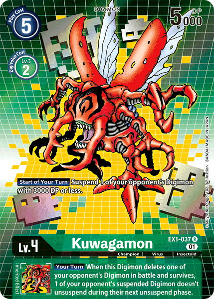 Kuwagamon [EX1-037] (Alternate Art) [Classic Collection] | Black Swamp Games