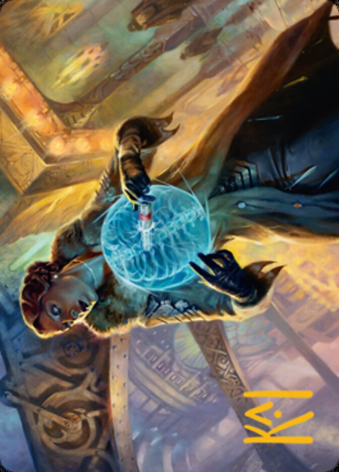 Writ of Return Art Card (Gold-Stamped Signature) [Streets of New Capenna Art Series] | Black Swamp Games