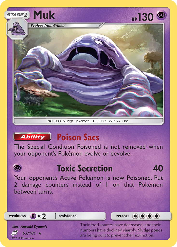 Muk (63/181) [Sun & Moon: Team Up] | Black Swamp Games