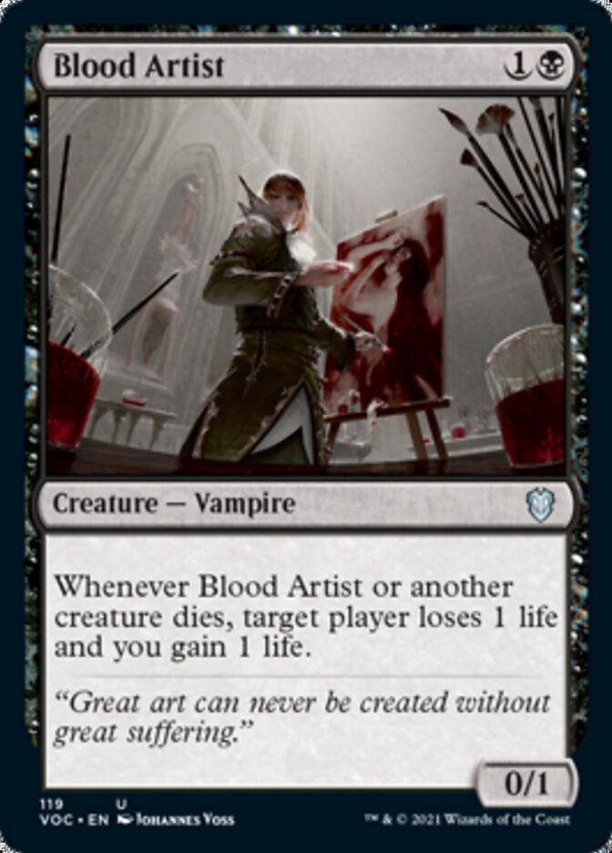 Blood Artist [Innistrad: Crimson Vow Commander] | Black Swamp Games