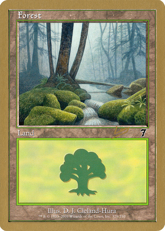 Forest (rl328) (Raphael Levy) [World Championship Decks 2002] | Black Swamp Games