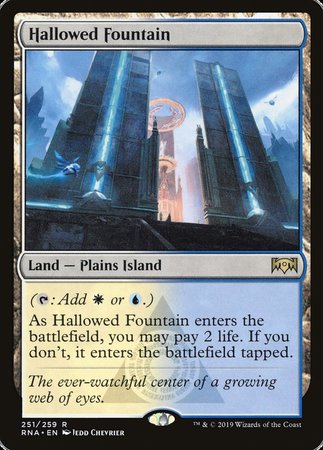 Hallowed Fountain [Ravnica Allegiance] | Black Swamp Games