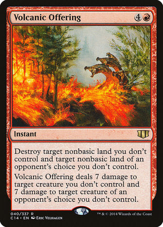 Volcanic Offering [Commander 2014] | Black Swamp Games