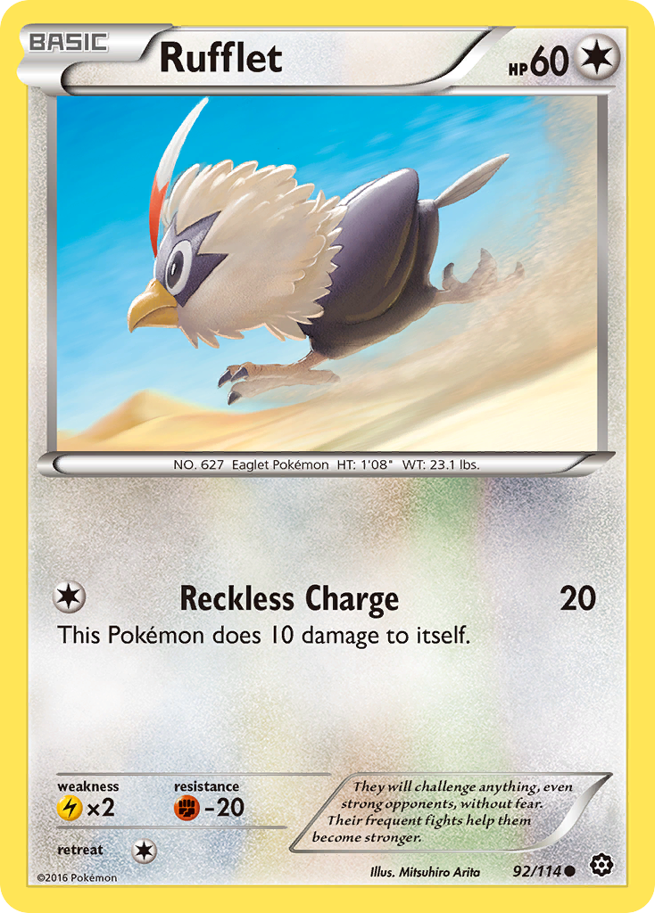 Rufflet (92/114) [XY: Steam Siege] | Black Swamp Games