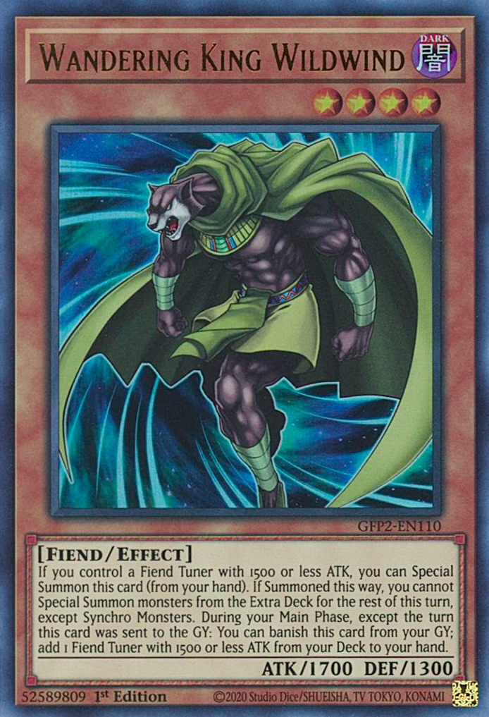 Wandering King Wildwind [GFP2-EN110] Ultra Rare | Black Swamp Games