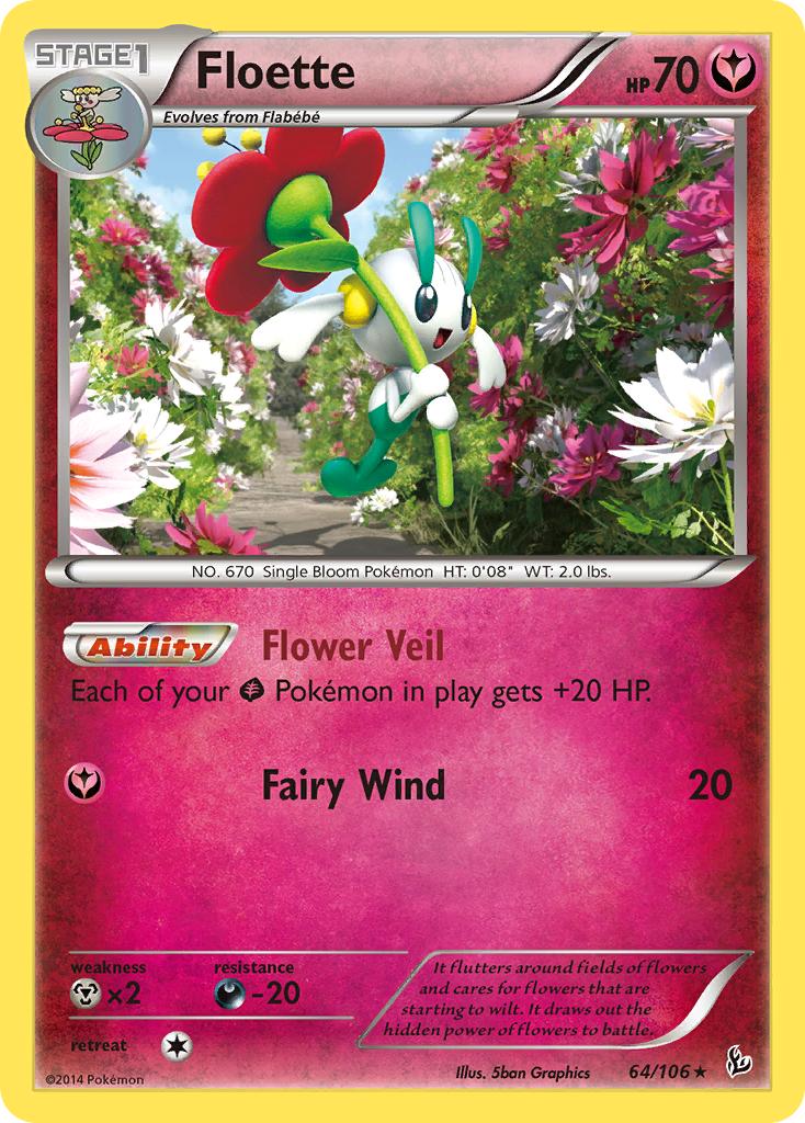 Floette (64/106) [XY: Flashfire] | Black Swamp Games