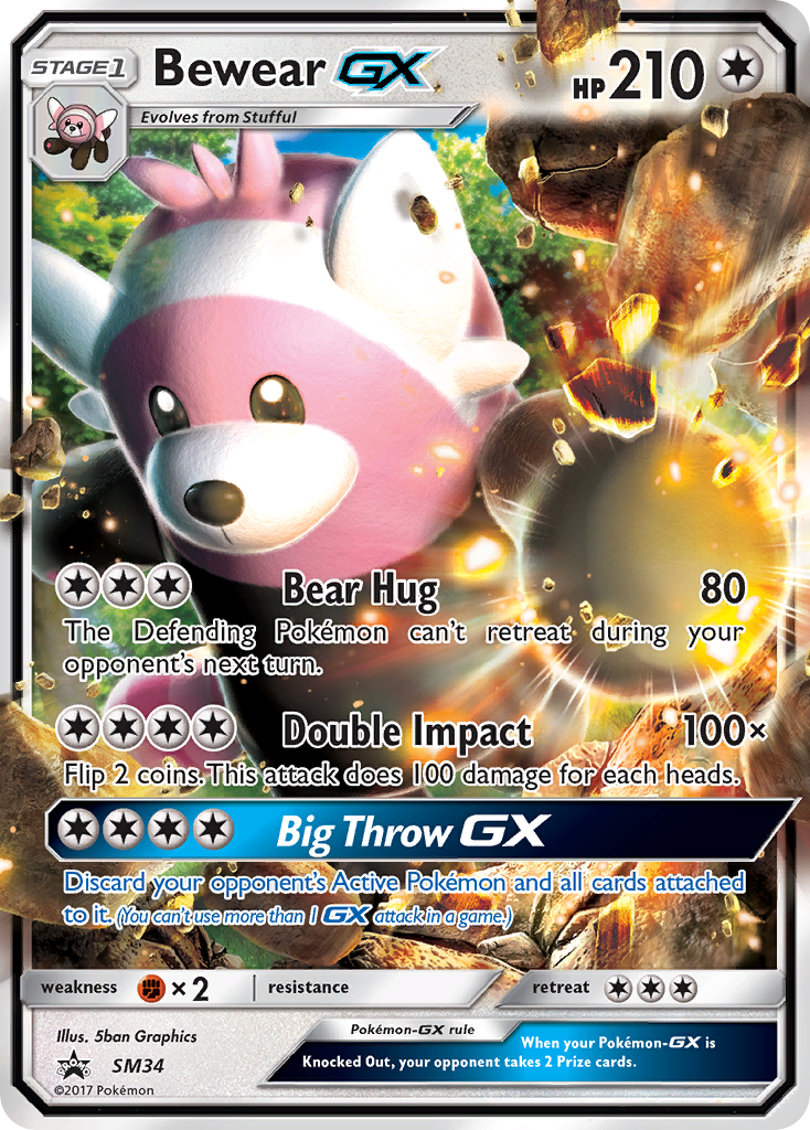 Bewear GX (SM34) [Sun & Moon: Black Star Promos] | Black Swamp Games