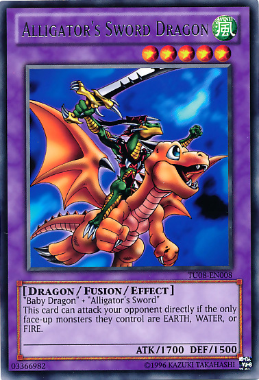 Alligator's Sword Dragon [TU08-EN008] Rare | Black Swamp Games