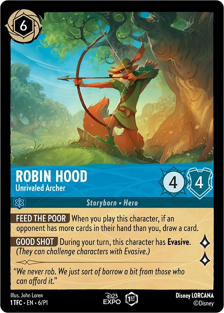 Robin Hood (6) [D23 Promos] | Black Swamp Games