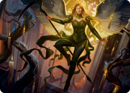 Sigarda, Champion of Light Art Card [Innistrad: Midnight Hunt Art Series] | Black Swamp Games