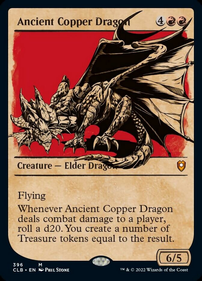 Ancient Copper Dragon (Showcase) [Commander Legends: Battle for Baldur's Gate] | Black Swamp Games