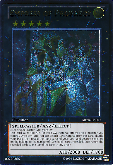 Empress of Prophecy (UTR) [ABYR-EN047] Ultimate Rare | Black Swamp Games