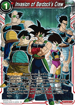 Invasion of Bardock's Crew (Rare) [BT13-027] | Black Swamp Games