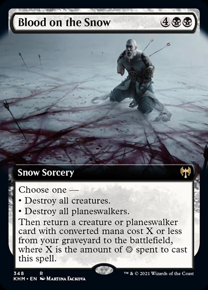 Blood on the Snow (Extended Art) [Kaldheim] | Black Swamp Games