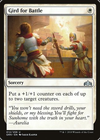 Gird for Battle [Guilds of Ravnica] | Black Swamp Games