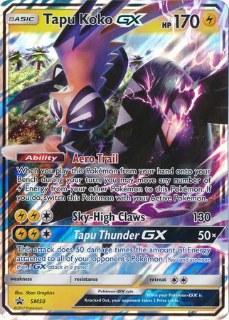 Tapu Koko GX (SM50) (Jumbo Card) [Sun & Moon: Black Star Promos] | Black Swamp Games