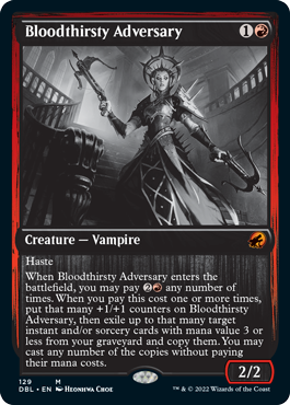 Bloodthirsty Adversary [Innistrad: Double Feature] | Black Swamp Games