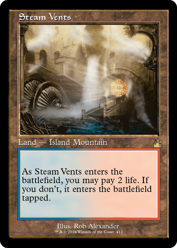 Steam Vents (Retro) [Ravnica Remastered] | Black Swamp Games