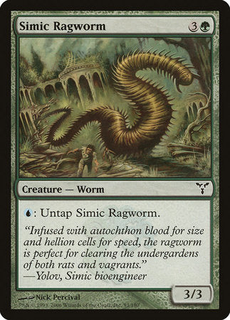 Simic Ragworm [Dissension] | Black Swamp Games