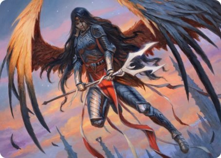 Liesa, Forgotten Archangel Art Card [Innistrad: Midnight Hunt Art Series] | Black Swamp Games