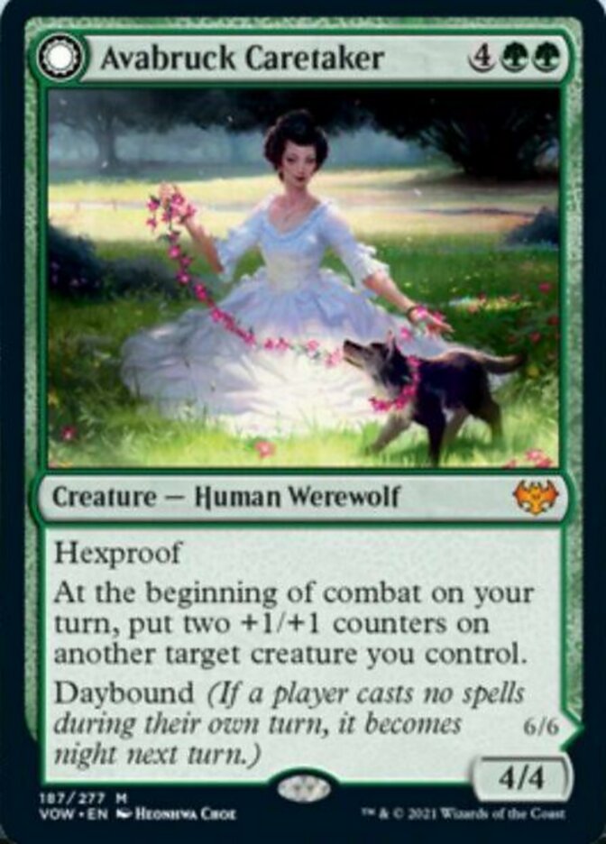 Avabruck Caretaker // Hollowhenge Huntmaster [Innistrad: Crimson Vow] | Black Swamp Games