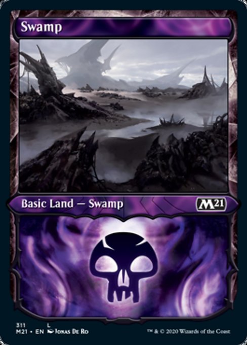 Swamp (Showcase) [Core Set 2021] | Black Swamp Games