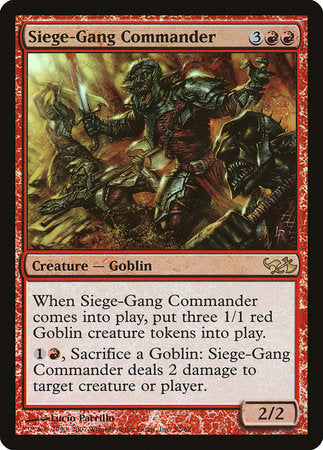 Siege-Gang Commander [Duel Decks: Elves vs. Goblins] | Black Swamp Games