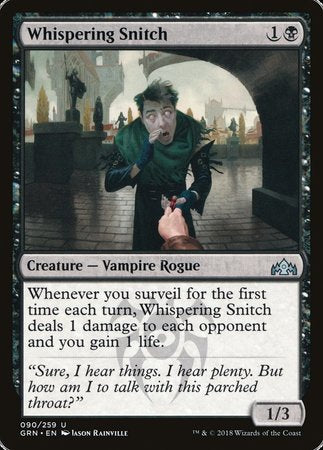 Whispering Snitch [Guilds of Ravnica] | Black Swamp Games