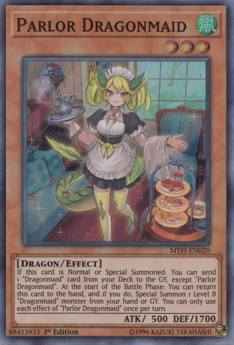 Parlor Dragonmaid [MYFI-EN020] Super Rare | Black Swamp Games