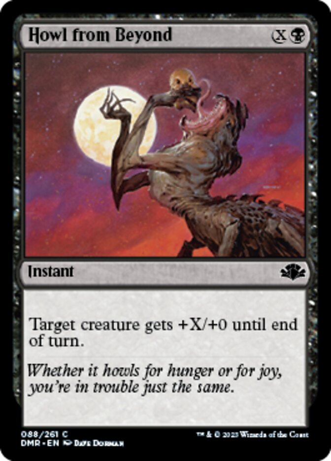 Howl from Beyond [Dominaria Remastered] | Black Swamp Games