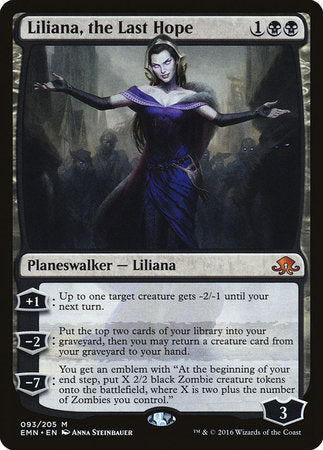 Liliana, the Last Hope [Eldritch Moon] | Black Swamp Games