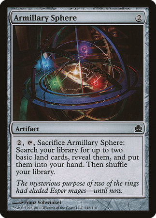 Armillary Sphere [Commander 2011] | Black Swamp Games