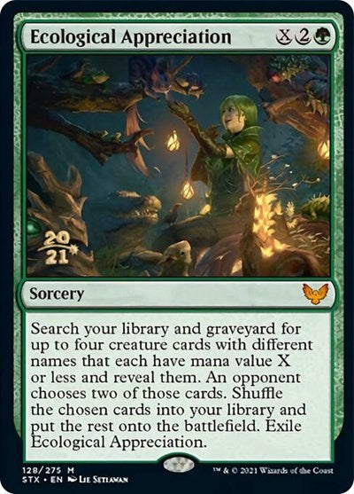Ecological Appreciation [Strixhaven: School of Mages Prerelease Promos] | Black Swamp Games