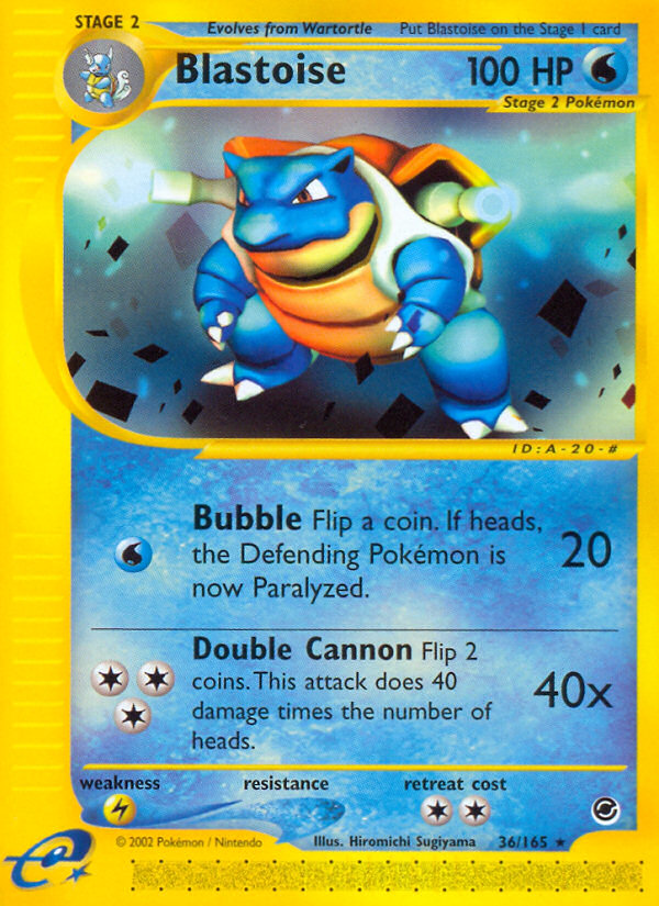 Blastoise (36/165) [Expedition: Base Set] | Black Swamp Games