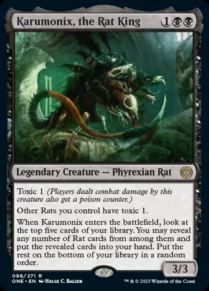 Karumonix, the Rat King [Phyrexia: All Will Be One] | Black Swamp Games