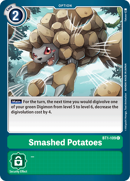 Smashed Potatoes [BT1-109] [Release Special Booster Ver.1.0] | Black Swamp Games